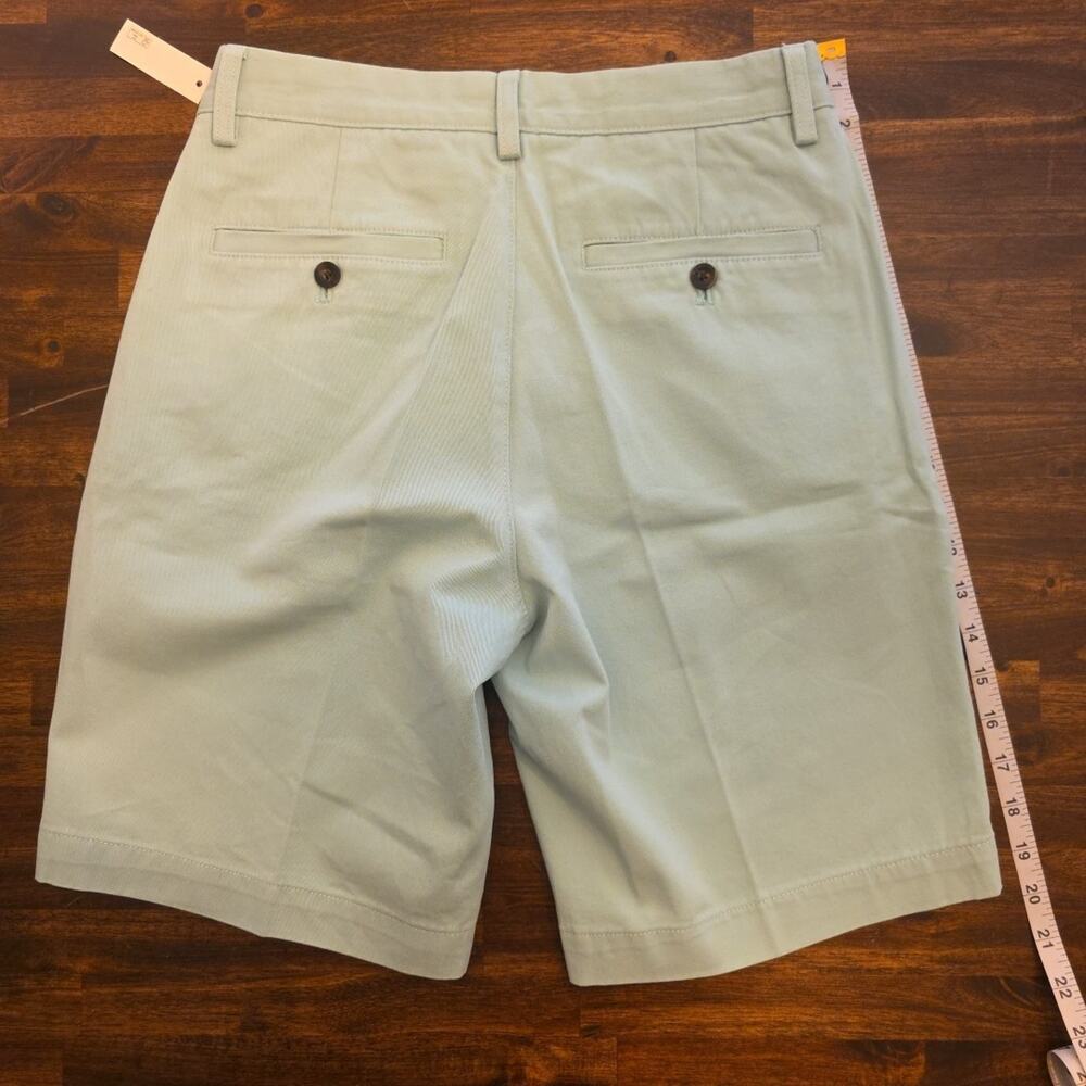 Amazon Essentials Mens Classic-Fit 9" Chino Shorts Size 29 Aqua Green - Picture 8 of 8